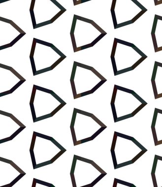 Geometrik süslemeli vektör deseni. Kusursuz tasarım dokusu.