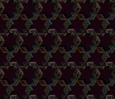 Modern geometrik vektör tasarımı, kusursuz desen çizimi