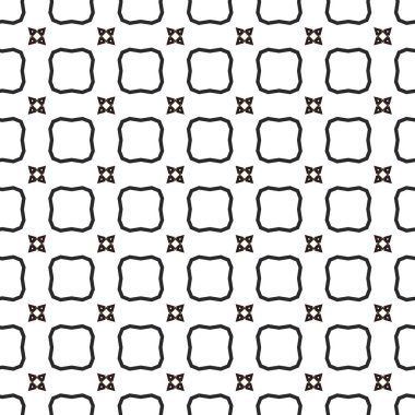 Geometrik süslemeli vektör deseni. Kusursuz tasarım dokusu. 