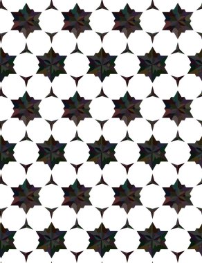 Geometrik süslemeli vektör deseni. Kusursuz tasarım dokusu.