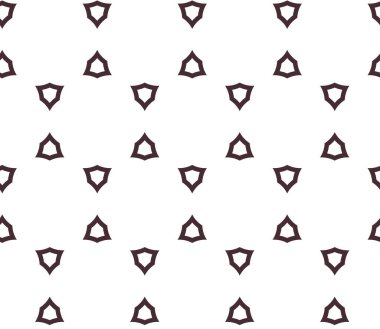 Geometrik şekilli soyut ve kusursuz desen.