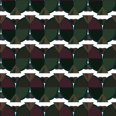 Geometrik vektör tasarımı, kusursuz desen çizimi