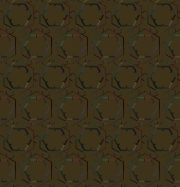 Soyut geometrik şekilli kusursuz desen