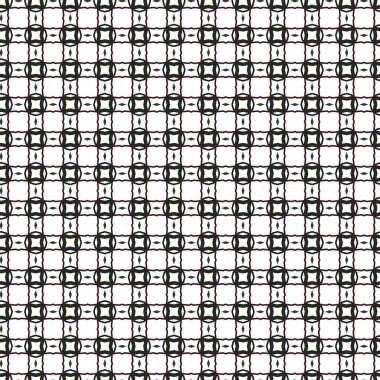Geometrik süslemeli vektör deseni. Kusursuz tasarım dokusu.