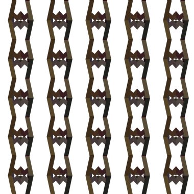 Geometrik süslemeli vektör deseni. Kusursuz tasarım dokusu.