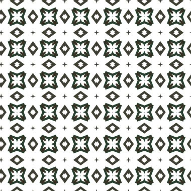 Geometrik süslemeli vektör deseni. Kusursuz tasarım dokusu.