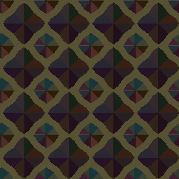 Patrón Vectorial Ornamental Geométrico Textura Diseño Sin Costuras — Archivo Imágenes Vectoriales