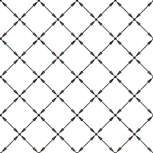 Geometrisches Ornamentales Vektormuster Nahtlose Design Textur — Stockvektor