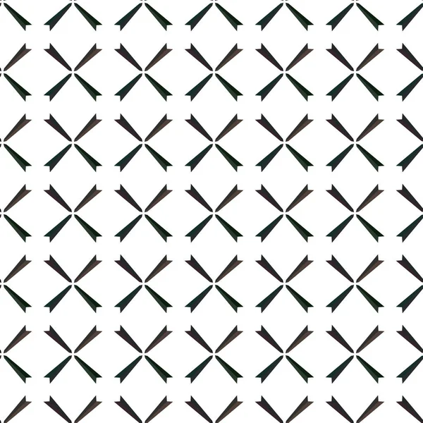 Geometric Ornamental Vector Pattern Seamless Design Texture — Stock Vector