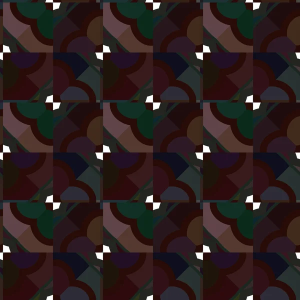 Abstract Naadloos Patroon Met Geometrische Vormen — Stockvector