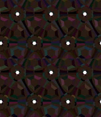 Modern geometrik vektör tasarımı, kusursuz desen çizimi