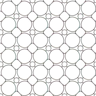 Modern geometrik vektör tasarımı, kusursuz desen çizimi