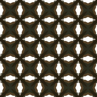Geometrik süslemeli vektör deseni. Kusursuz tasarım dokusu. 
