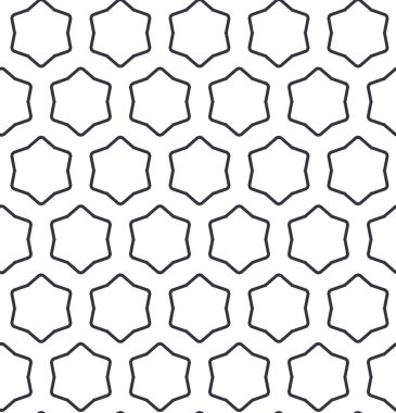 Geometrik süslemeli vektör deseni. Kusursuz tasarım dokusu. 
