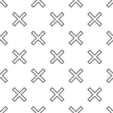 Geometrik süslemeli vektör deseni. Kusursuz tasarım dokusu.