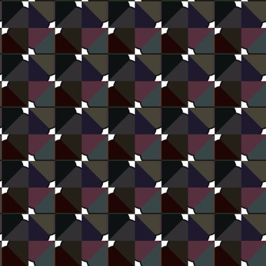 Geometrik süslemeli vektör deseni. Kusursuz tasarım dokusu.