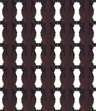 Geometrik süslemeli vektör deseni. Kusursuz tasarım dokusu.