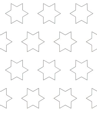 Modern geometrik vektör tasarımı, kusursuz desen çizimi