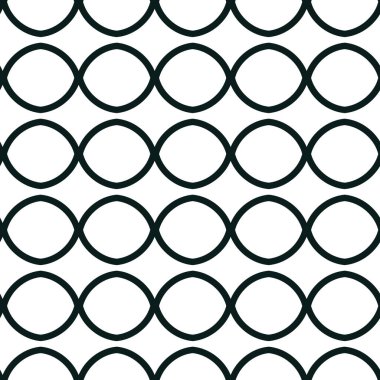 Geometrik süslemeli vektör deseni. Kusursuz tasarım dokusu.