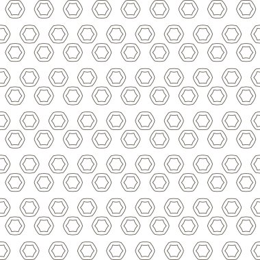 Geometrik süslemeli kusursuz desen. vektör illüstrasyonu