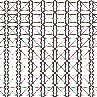 Geometrik süslemeli vektör deseni. Kusursuz tasarım dokusu.