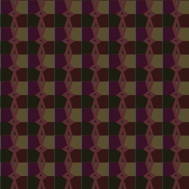 Geometrik süslemeli vektör deseni. Kusursuz tasarım dokusu.