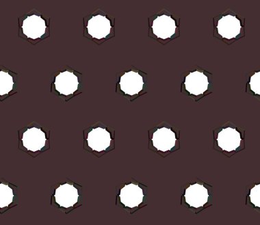 Geometrik süslemeli vektör deseni. Kusursuz tasarım dokusu.