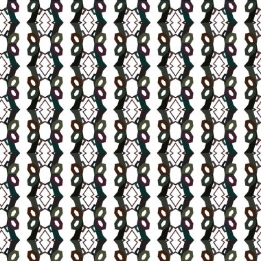 Modern geometrik vektör tasarımı, kusursuz desen çizimi