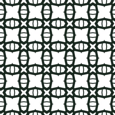 Geometrik süslemeli vektör deseni. Kusursuz tasarım dokusu.