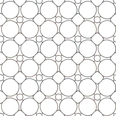 Geometrik süslemeli vektör deseni. Kusursuz tasarım dokusu.