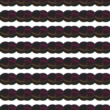 Geometrik süslemeli vektör deseni. Kusursuz tasarım dokusu. 