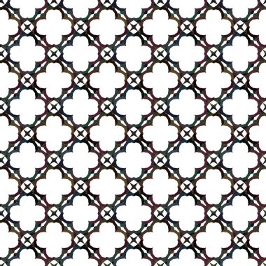 Modern geometrik vektör tasarımı, kusursuz desen çizimi