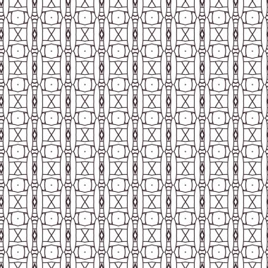 Kusursuz tasarım dokusu. Geometrik süslemeli vektör deseni. 