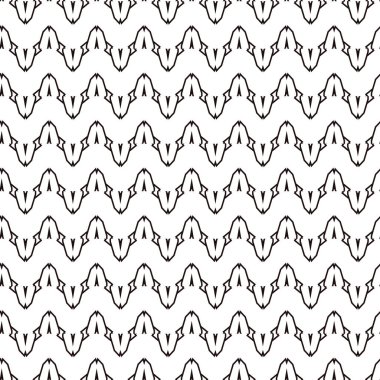 Geometrik süslemeli vektör deseni. Kusursuz tasarım dokusu.