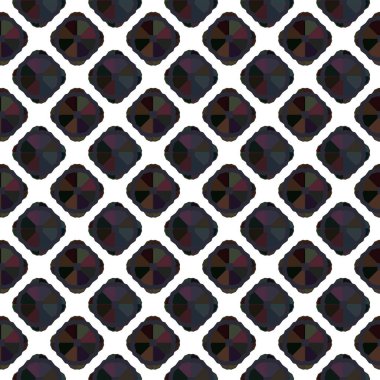 Geometrik süslemeli vektör deseni. Kusursuz tasarım dokusu. 