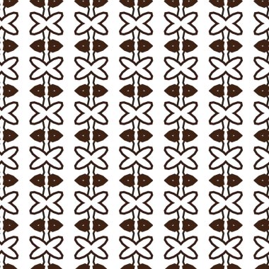 Geometrik süslemeli vektör deseni. Kusursuz tasarım dokusu.