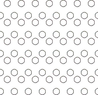 Geometrik süslemeli vektör deseni. Kusursuz tasarım dokusu. 