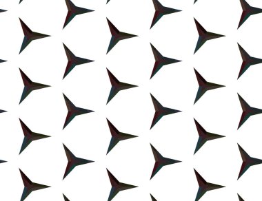 Geometrik süslemeli vektör deseni. Kusursuz tasarım dokusu. 