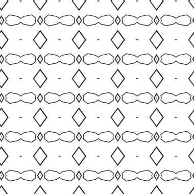 Geometrik süslemeli kusursuz desen. vektör illüstrasyonu