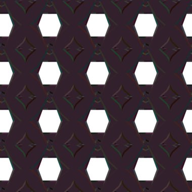 Modern geometrik vektör tasarımı, kusursuz desen çizimi