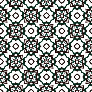 Modern geometrik vektör tasarımı, kusursuz desen çizimi