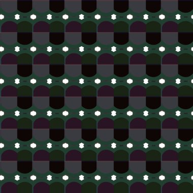 Geometrik süslemeli kusursuz desen. vektör illüstrasyonu