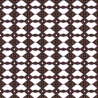 Geometrik süslemeli vektör deseni. Kusursuz tasarım dokusu.