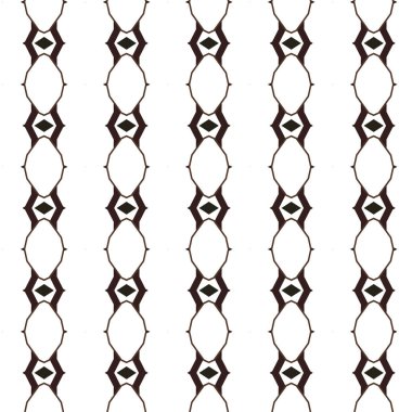 Geometrik süslemeli vektör deseni. Kusursuz tasarım dokusu.