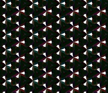 Geometrik süslemeli vektör deseni. Kusursuz tasarım dokusu.