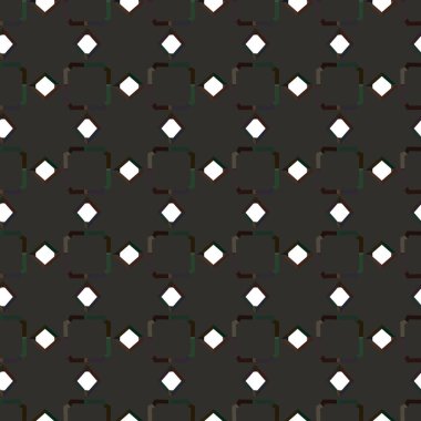 Soyut geometrik şekilli kusursuz desen