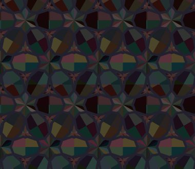 Kusursuz tasarım dokusu. Geometrik süslemeli vektör deseni. 