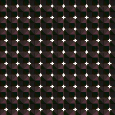 Geometrik süslemeli vektör deseni. Kusursuz tasarım dokusu.