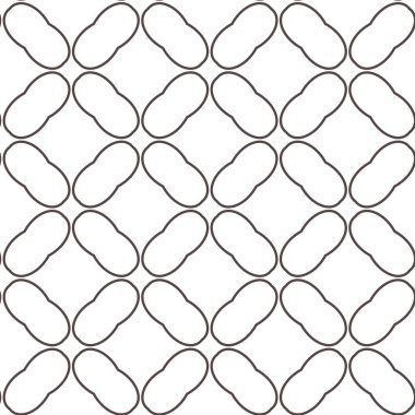 Geometrik süslemeli vektör deseni. Kusursuz tasarım dokusu.