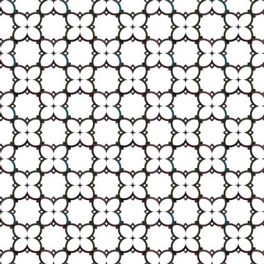 Geometrik süslemeli vektör deseni. Kusursuz tasarım dokusu.